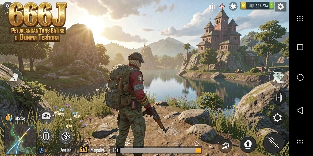 Gameplay Open World yang mendebarkan di 666J.