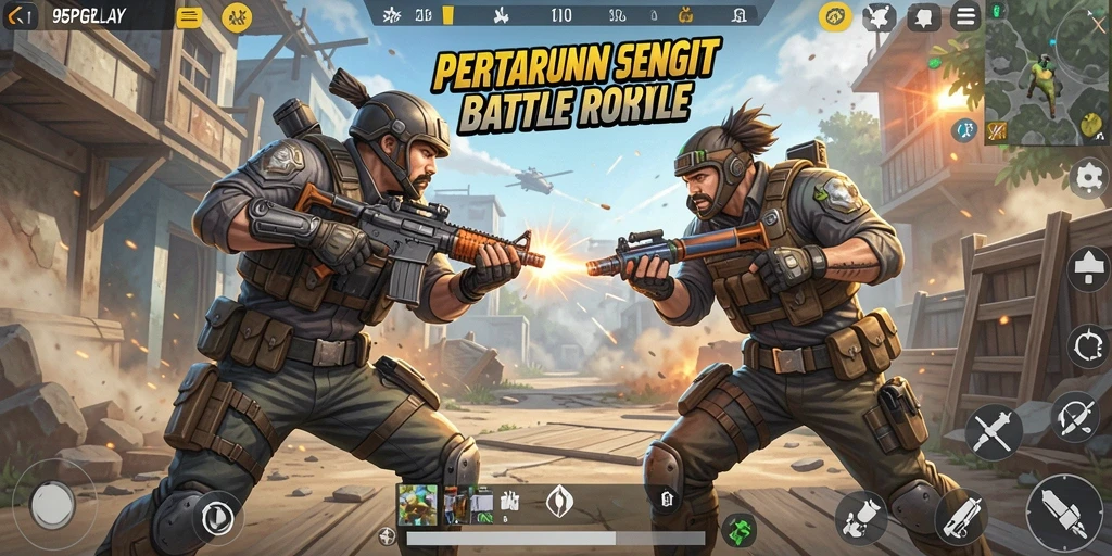 Tampilan dinamis dari gameplay seru di 95PGPLAY.