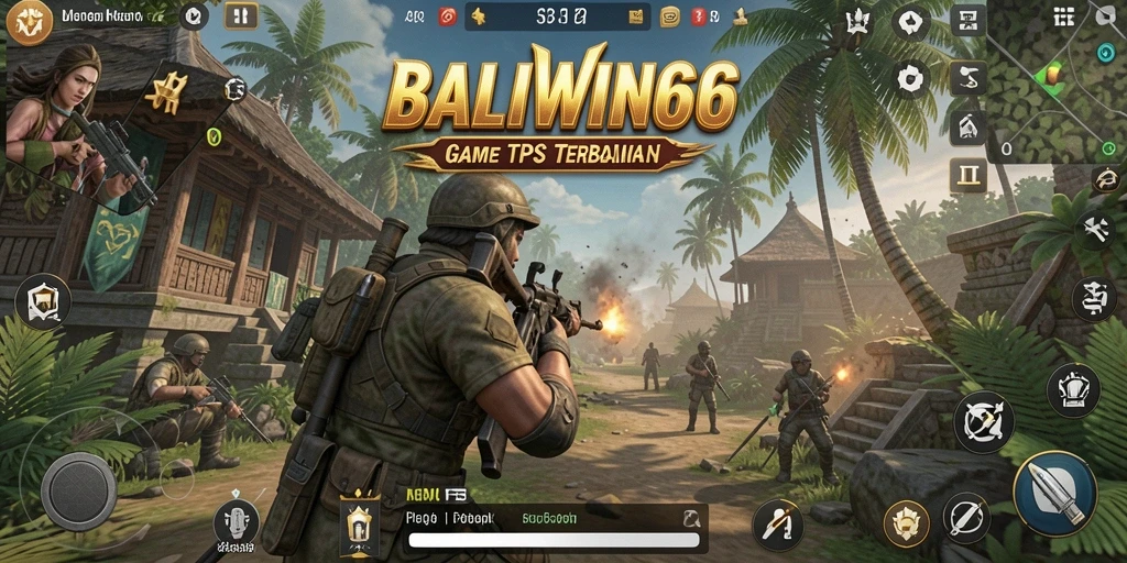 Tangkapan layar gameplay BALIWIN66 menunjukkan aksi tembak-menembak yang mendebarkan.