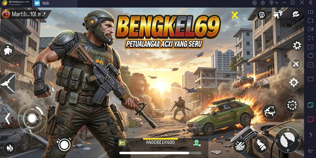 Screenshot gameplay BENGKEL69 menampilkan aksi seru dan grafis memukau.