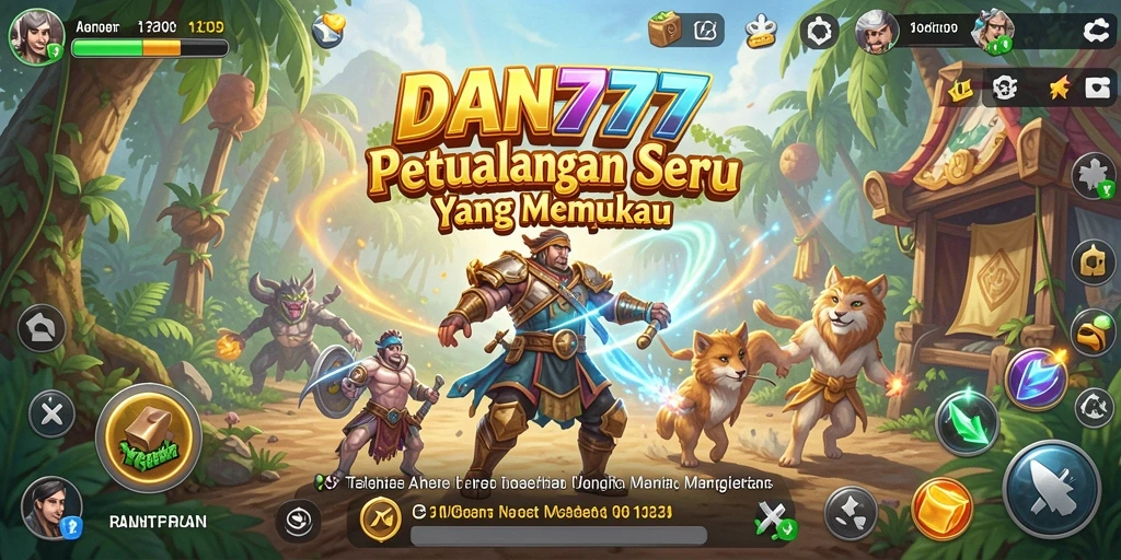 Screenshot gameplay DAN777 menampilkan aksi petualangan yang mendebarkan.