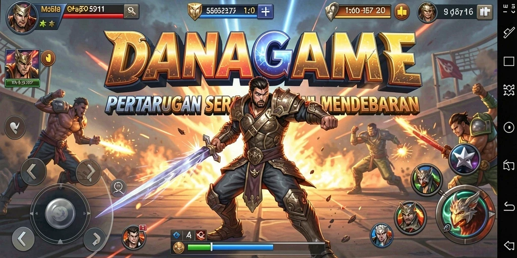 Gameplay mengasyikkan dengan pertarungan yang mendebarkan di DANAGAME.
