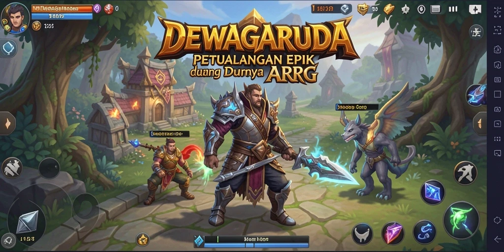 Gameplay seru dan grafis menawan dalam DEWAGARUDA.