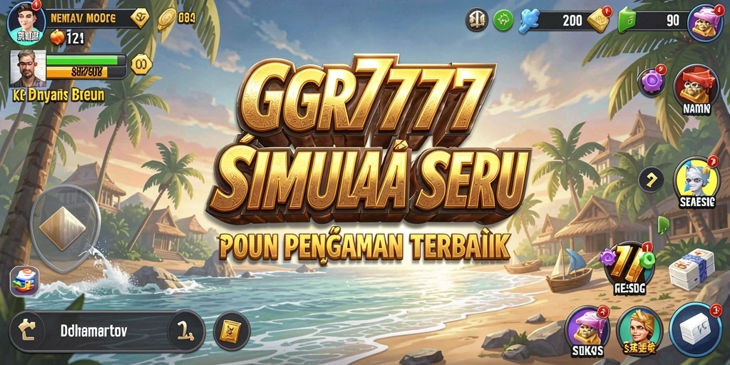 Tampilan gameplay GGR7777 yang menarik dalam simulasi kehidupan.