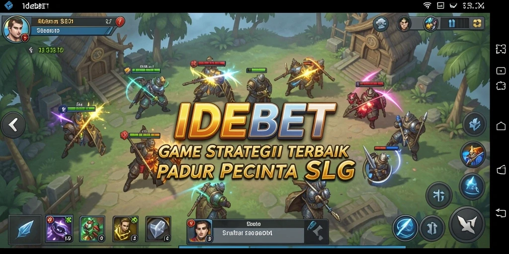Tampilan menawan dari gameplay strategis di IDEBET.