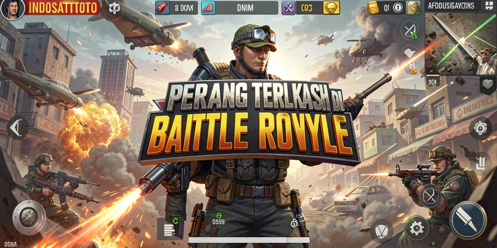 Screenshot gameplay INDOSATTOTO menampilkan aksi seru dan strategi pertempuran.