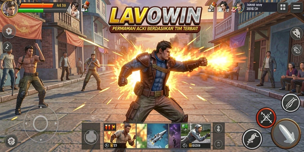 Tampilan menegangkan dari pertempuran di LAVOWIN.