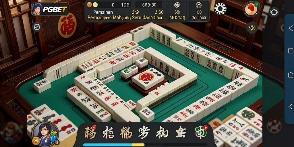 Tampilan gameplay seru Mahjong di PGBET.