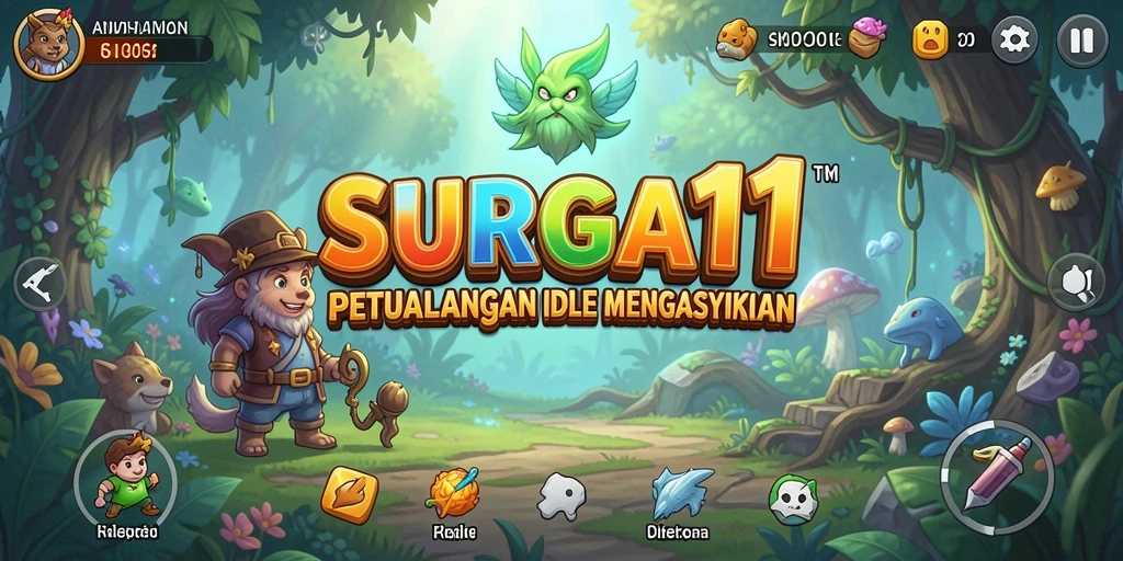 Gameplay SURGA11 yang mengasyikkan dengan mekanik Idle.